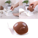 Moonval Snail Soap Dispenser, Refillable Bathroom & Kitchen Liquid Hand Wash Pump