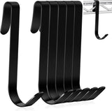 Moonval Wire Shelf J Hooks, Heavy-Duty Metal Hanging Hooks for Closet & Storage Racks