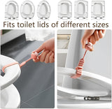 Moonval Silicone Toilet Seat Lifter Handles, Adjustable No-Adhesive Pull Tabs, Set of 4