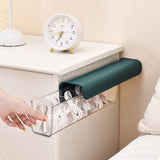 Moonval Wall Storage Drawer, Self-Adhesive Organizer for Socks, Underwear and Accessories