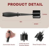 Moonval Meat Chopper, Heat-Resistant Ground Beef Masher & Hamburger Grinder for Kitchen Cooking