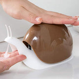 Moonval Snail Soap Dispenser, Refillable Bathroom & Kitchen Liquid Hand Wash Pump