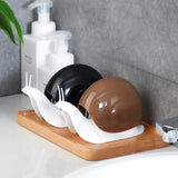 Moonval Snail Soap Dispenser, Refillable Bathroom & Kitchen Liquid Hand Wash Pump