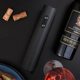 Moonval Electric Wine Opener Set, Automatic Rechargeable Corkscrew with Foil Cutter