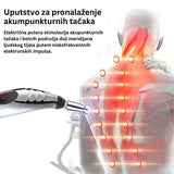 Moonval Electric Acupuncture Pen, Rechargeable Massage Pen with Adjustable Intensity & LCD Display