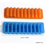 Moonval 10-Grid Silicone Ice Cube Tray, Flexible BPA-Free Ice Mold with Easy-Release Design