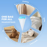 Moonval Floating Lint Catcher, Reusable Laundry Hair Filter Mesh Bag for Washing Machines