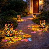 Moonval Solar Sunflower Garden Light, Waterproof LED Outdoor Decorative Landscape Light