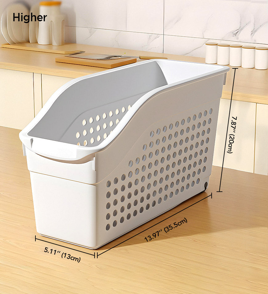 Moonval Pull-Out Pantry Organizer, Rolling Kitchen Cabinet Storage Shelf with Wheels