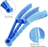 Moonval Blinds & AC Cleaning Brush, 3-in-1 Microfiber Dust Remover for Vents & Window Blinds