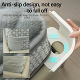 Moonval Bed Sheet Holder Straps, 4-Pack Heavy-Duty Adjustable Corner Clips for Wrinkle-Free Bedding