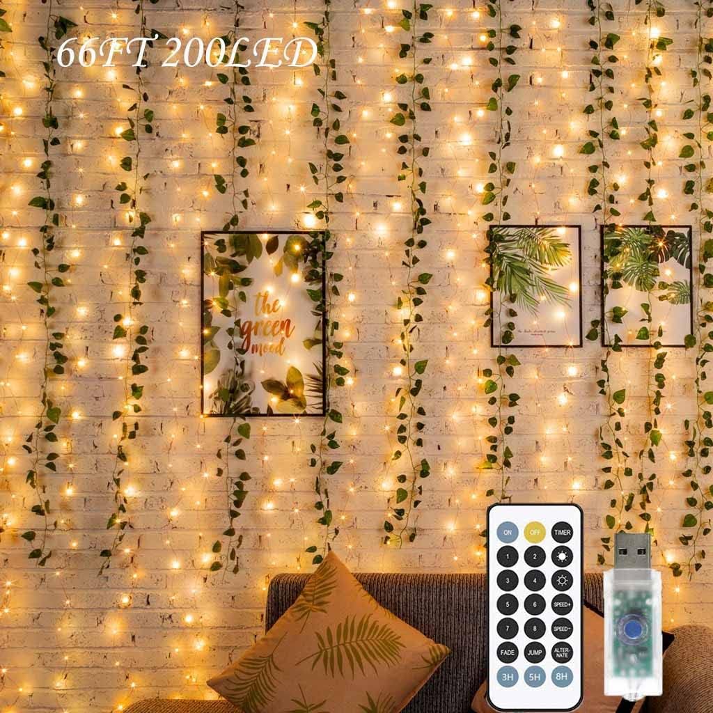 Moonval Fairy String Lights, 100 LED 33 ft USB Twinkle Lights for Bedroom & Home Decor