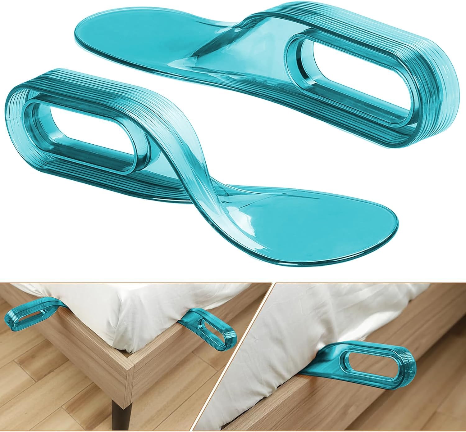 Moonval Mattress Lifter & Bedsheet Tucker Tool, Wide Comfort-Grip Handle for Bed Making