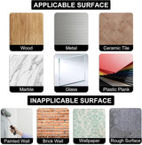 Moonval Paper Towel Holder, Under Cabinet Aluminum Kitchen Roll Holder with Self-Adhesive or Drill Mount, Gold