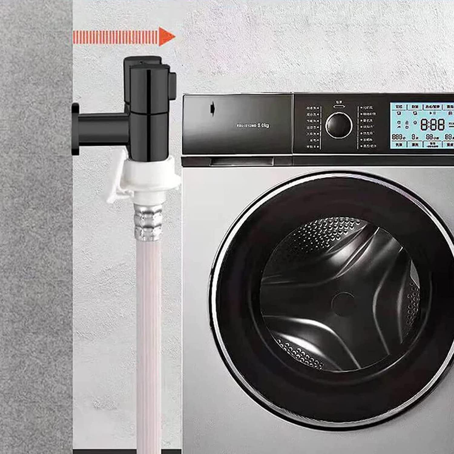 Moonval 2-in-1 Shower Valve Sprayer, Dual Control Bidet Sprayer & Washing Machine Valve