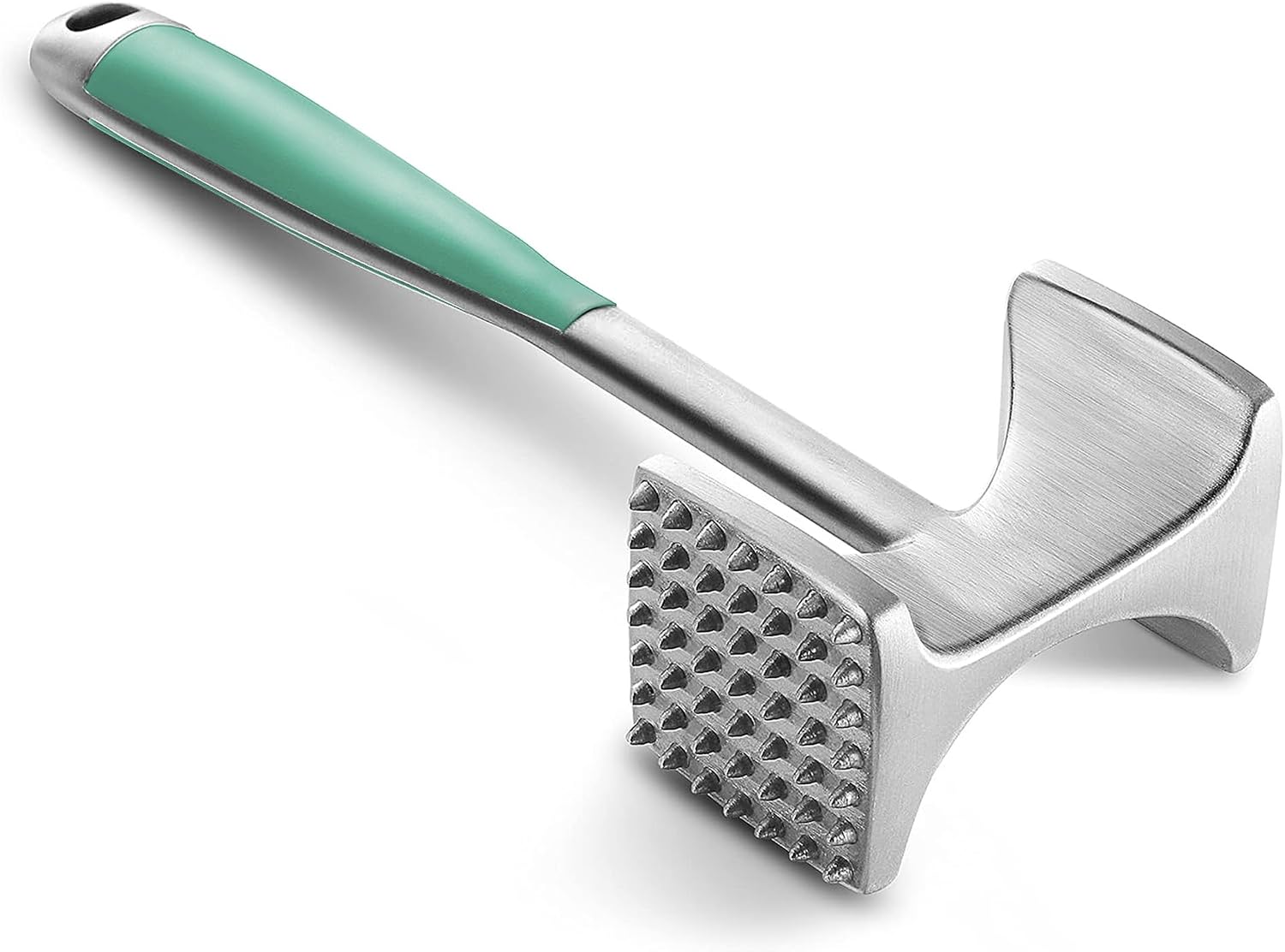 Moonval Meat Tenderizer Hammer, Dual-Sided Heavy-Duty Mallet with Comfortable Grip Handle