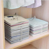 Moonval T-Shirt Organizer Set, 10-Pack Stackable Clothes Folding Boards for Closet Storage