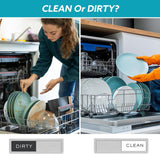 Moonval Dishwasher Magnet, Clean & Dirty Sliding Sign with Strong Non-Scratch Magnet
