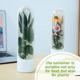 Moonval Herb Keeper Pod, Fresh Herb Storage Container for Cilantro, Parsley & Leafy Greens