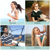 Moonval Portable Neck Fan, USB Rechargeable Hands-Free Bladeless Personal Cooling Fan