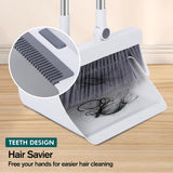 Moonval 4-in-1 Cleaning Dustpan Set, Broom, Squeegee & Brush Floor Cleaning System