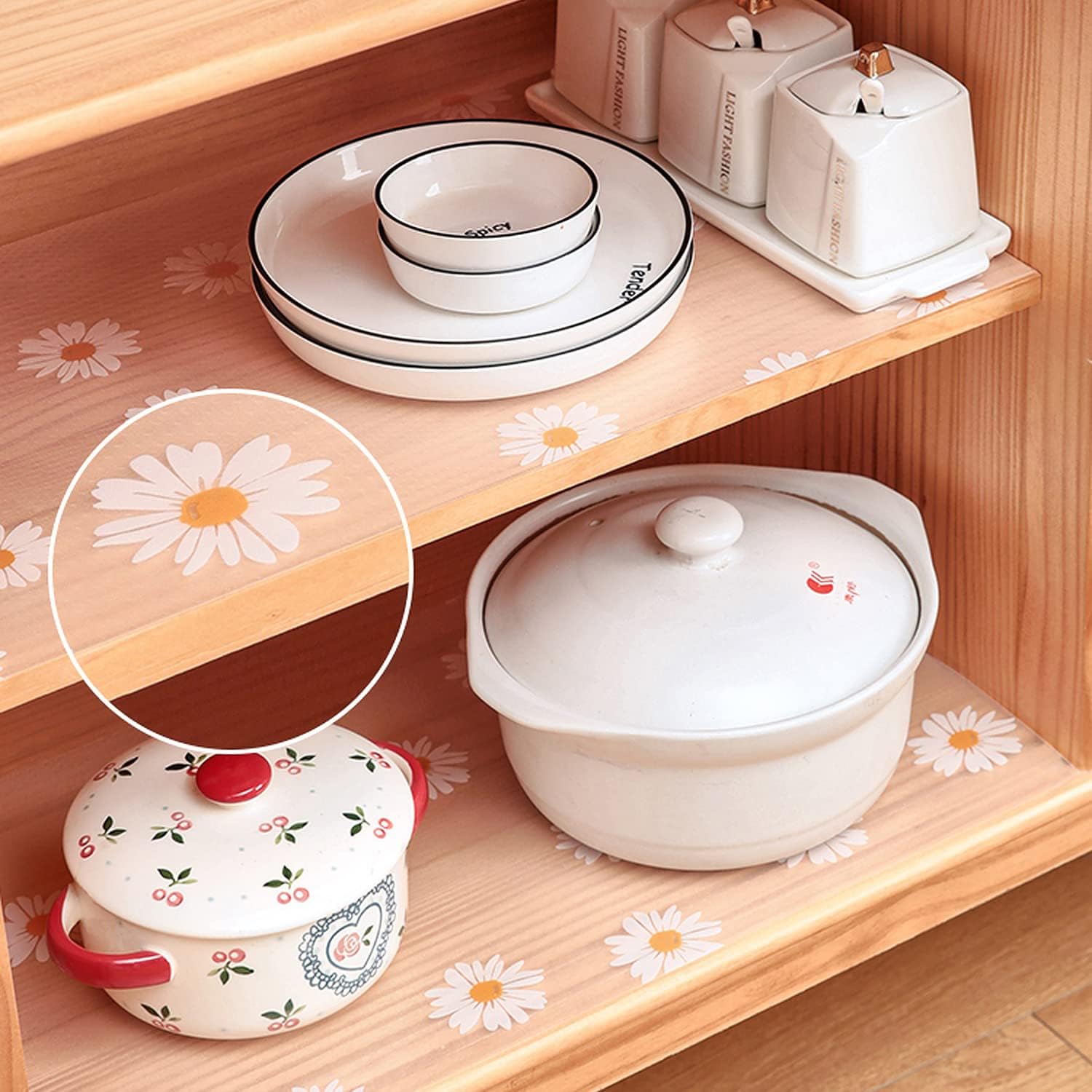 Moonval GripSafe Waterproof Shelf Liner, Non-Slip Drawer & Cabinet Mat, Cut-to-Fit Roll
