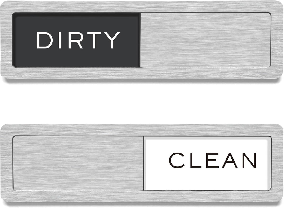 Moonval Dishwasher Magnet, Clean & Dirty Sliding Sign with Strong Non-Scratch Magnet