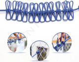 Moonval Portable Clothesline, Retractable Travel Laundry Line with 12 Clips for Indoor & Outdoor Drying