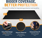 Moonval Heavy Duty Oven Liner, 17 x 75 Inch Non-Stick Reusable Heat-Resistant Mat