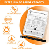 Moonval Vacuum Storage Bags, Space Saver Bags with Electric Pump for Clothes & Bedding