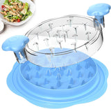 Moonval Chicken Shredder Tool, Large Twist Meat Shredder with Brush & Fork for Chicken, Pork & Beef