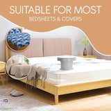 Moonval Bed Sheet Holder Straps, 4-Pack Heavy-Duty Adjustable Corner Clips for Wrinkle-Free Bedding
