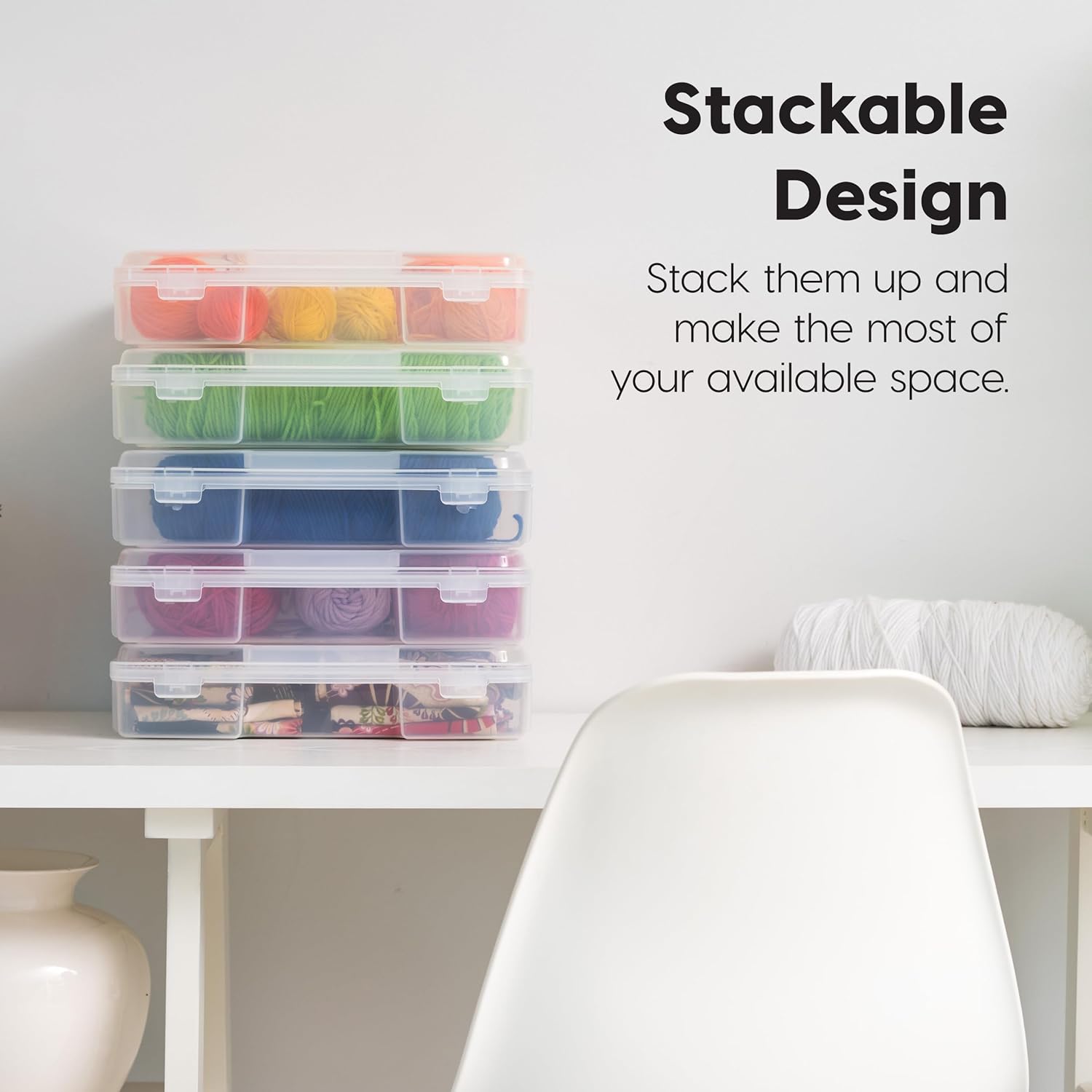 Moonval Board Game Storage Containers, Clear Organizers with Snap-Tight Lids & Built-In Handles