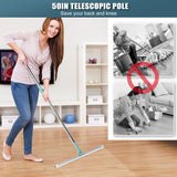 Moonval Silicone Blade Wiper, 180° Rotating Multipurpose Squeegee for Windows, Mirrors & Glass