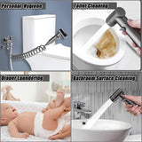 Moonval 2-in-1 Shower Valve Sprayer, Dual Control Bidet Sprayer & Washing Machine Valve