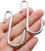 Moonval Heavy-Duty S Hooks, Metal Hanging Hooks for Kitchen, Closet & Garage