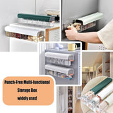 Moonval Wall Storage Drawer, Self-Adhesive Organizer for Socks, Underwear and Accessories