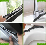 Moonval Crevice Cleaning Brush Set, 2-Pack Hard Bristle Gap Cleaner for Tiles, Grout & Corners