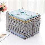 Moonval T-Shirt Organizer Set, 10-Pack Stackable Clothes Folding Boards for Closet Storage