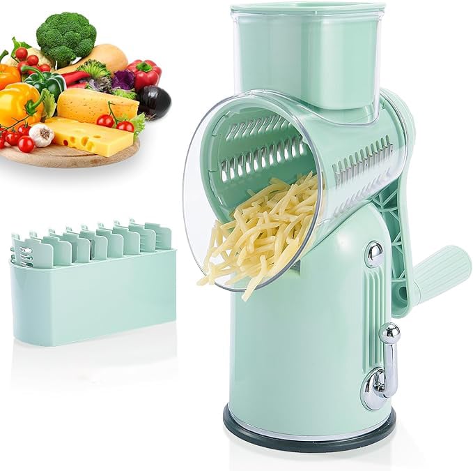 Moonval 5-in-1 Food Chopper, Multifunction Vegetable Cutter & Kitchen Slicer Set