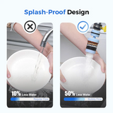 Moonval Faucet Water Filter, Tap Purifier Attachment for Cleaner Water & Kitchen Bathroom Faucets