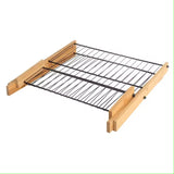 Moonval Foldable Dish Drying Rack, Collapsible Kitchen Dish Drainer for Plates, Bowls & Utensils
