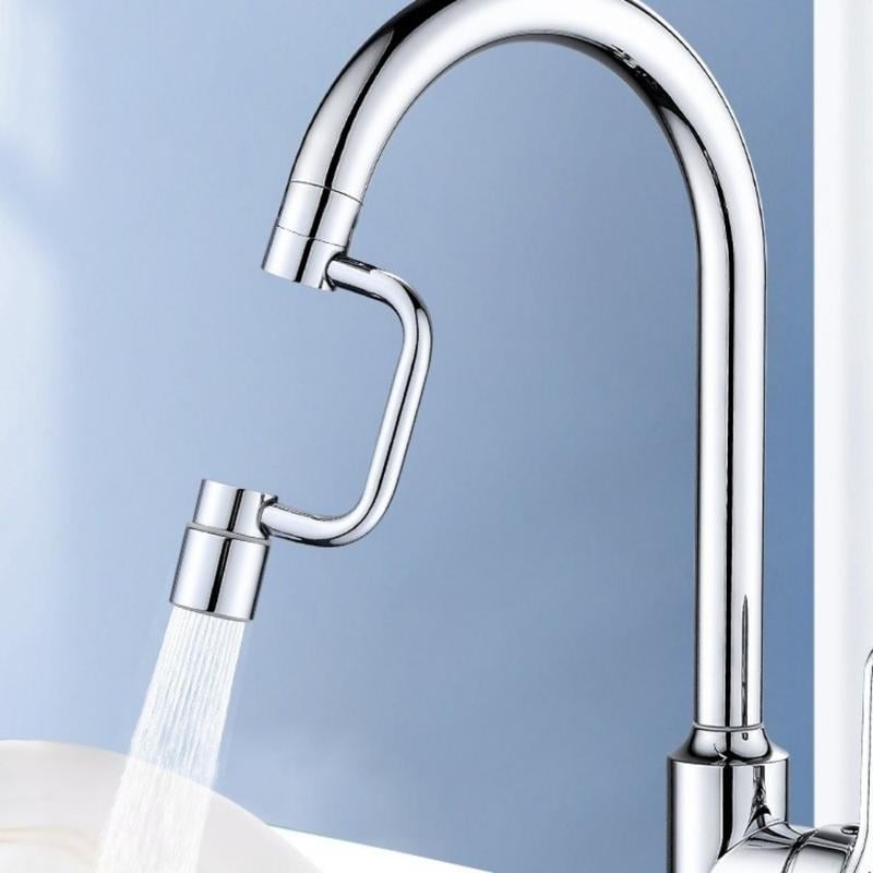 Moonval 1440° Rotating Faucet Aerator, Swivel Faucet Extender for Kitchen & Bathroom Sinks