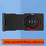 Moonval Cabinet Combination Lock, Keyless 3-Digit Security Latch for Doors & Drawers