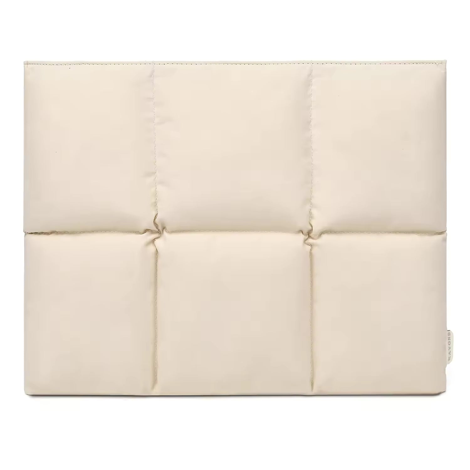 Moonval Puffy Laptop Sleeve, Quilted Protective Laptop Case with Soft Padded Interior