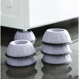 Moonval Anti-Vibration Washing Machine Pads, 4-Pack Non-Slip Noise Reduction Feet