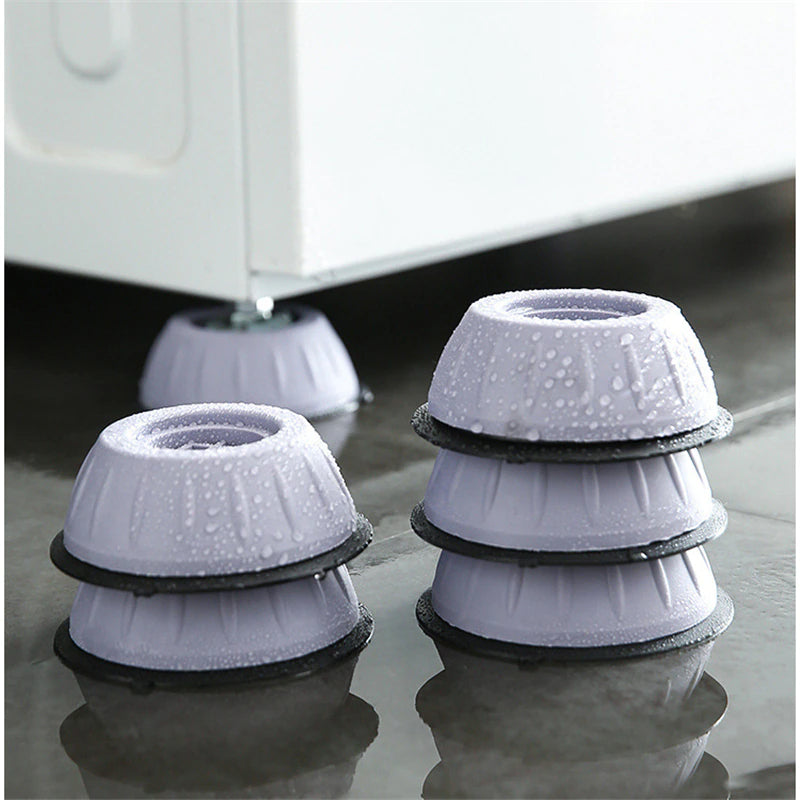 Moonval Anti-Vibration Washing Machine Pads, 4-Pack Non-Slip Noise Reduction Feet