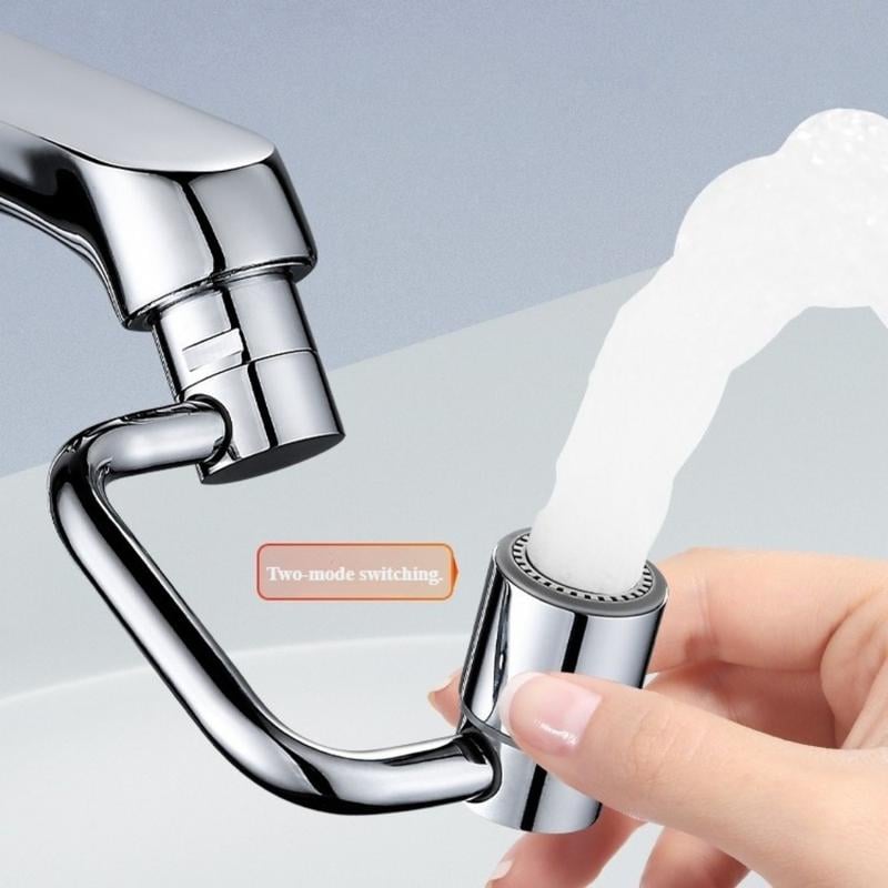 Moonval 1440° Rotating Faucet Aerator, Swivel Faucet Extender for Kitchen & Bathroom Sinks