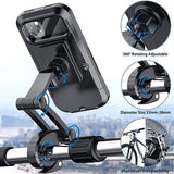 Moonval Waterproof Bike Phone Holder, Touchscreen Bicycle & Motorcycle Handlebar Mount