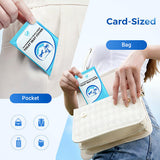 Moonval Disposable Toilet Seat Covers, Biodegradable Universal Travel Liners, 100-Pack